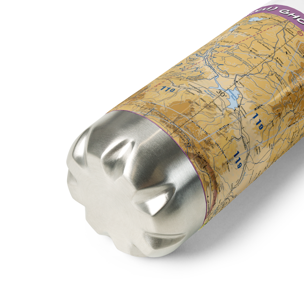 Ghost Ranch Strip (50NM) VFR Sectional Water Bottle 