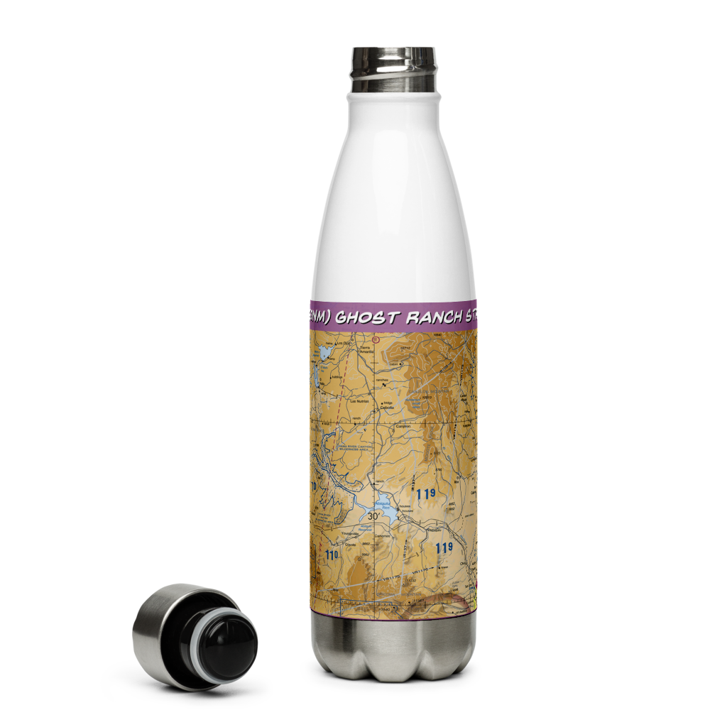 Ghost Ranch Strip (50NM) VFR Sectional Water Bottle 