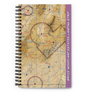 Bryce Woodland Estates Landing Strip (UT26) VFR Sectional Notebook