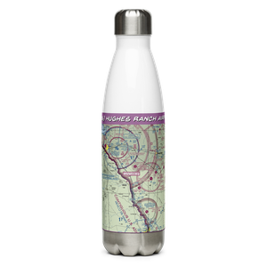 Hughes Ranch Airport (50XS) VFR Sectional Water Bottle