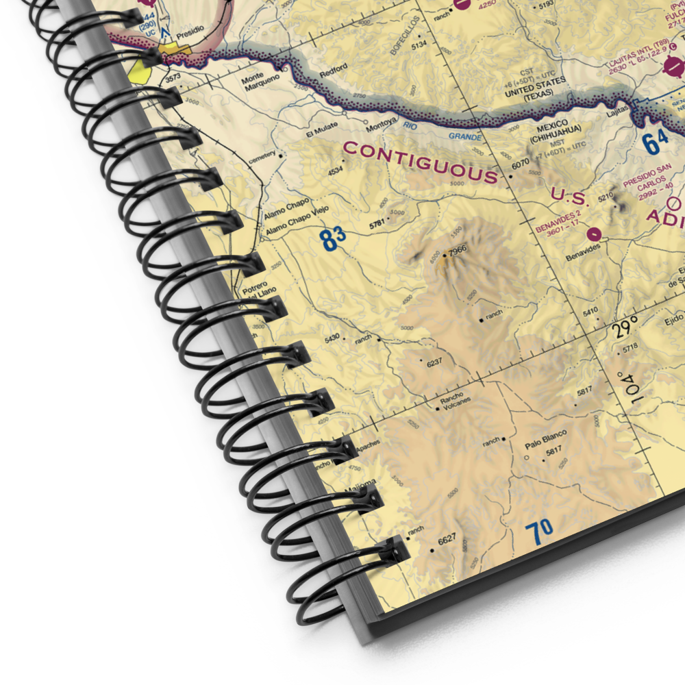 Big Bend Ranch State Park Airport (3T9) VFR Sectional Notebook 