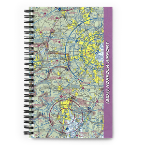Norfolk airport (32M) VFR Sectional Notebook