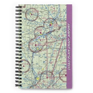 Plain Crazy Airport (4IS1) VFR Sectional Notebook