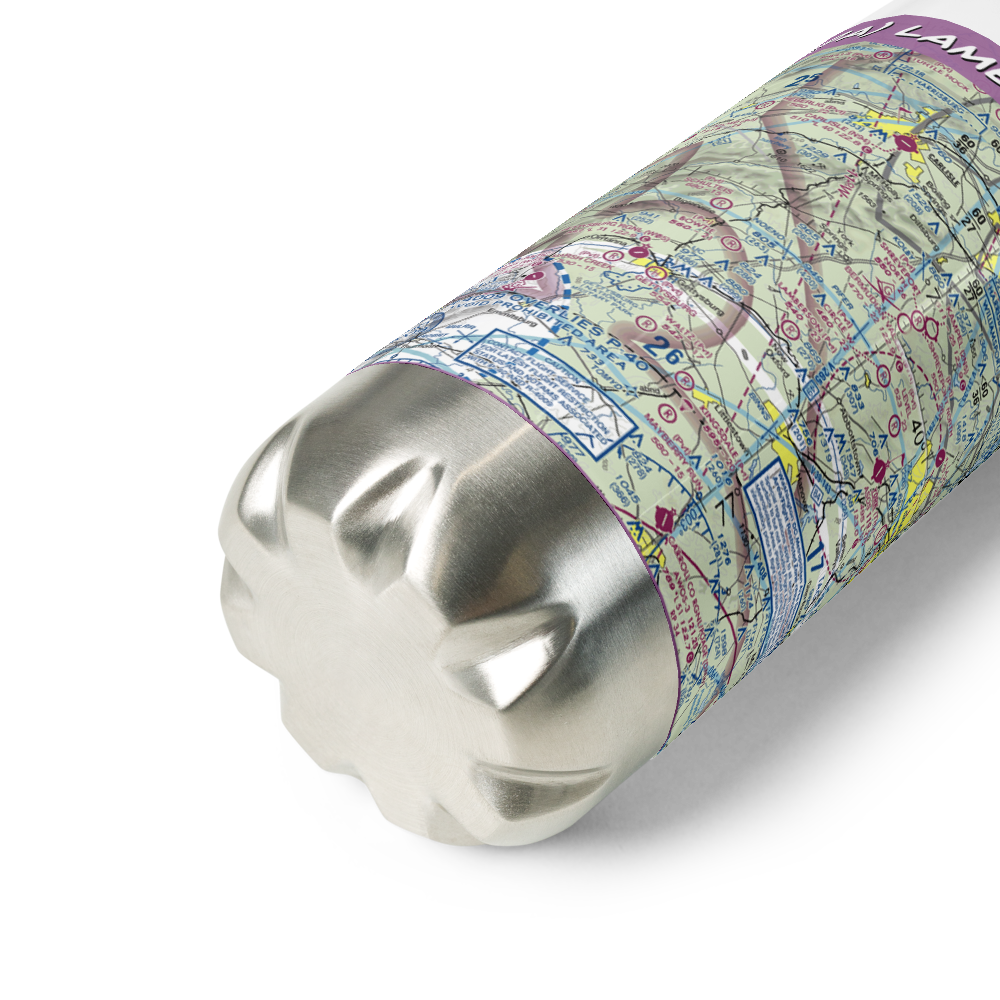 Lamberson Airport (51PA) VFR Sectional Water Bottle 
