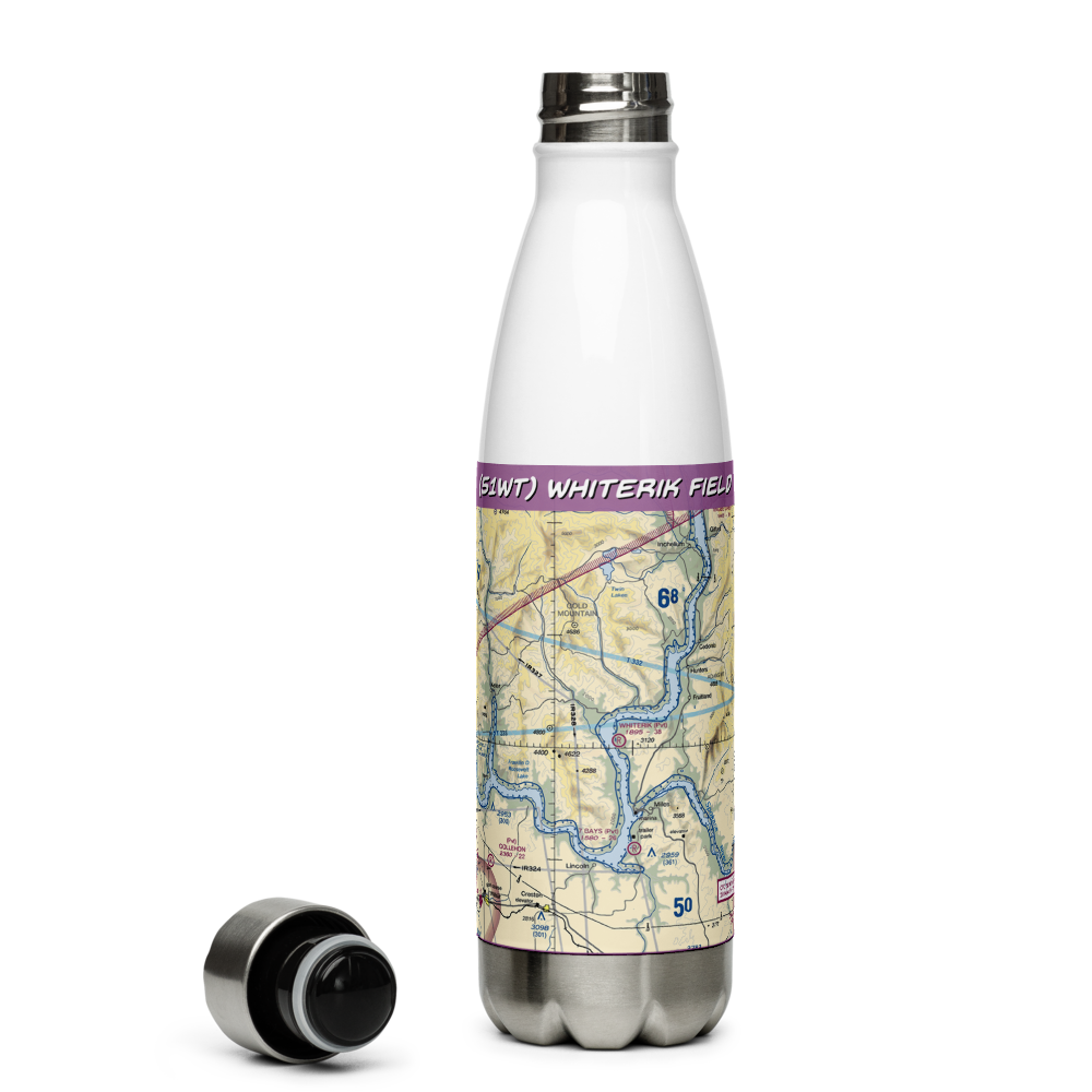 Whiterik Field (51WT) VFR Sectional Water Bottle 