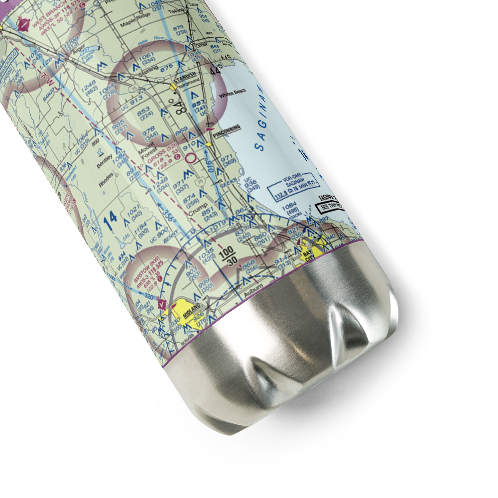 Gross Airport (52I) VFR Sectional Water Bottle 