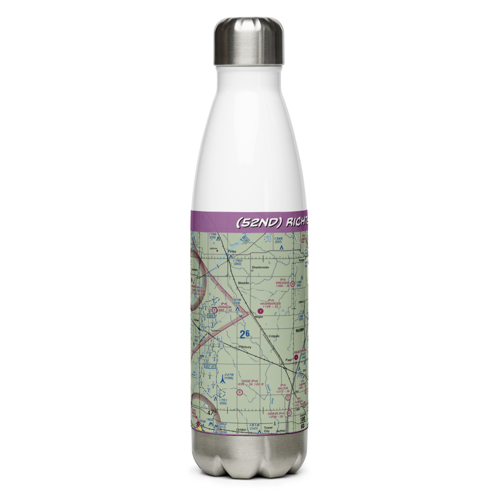 Richtsmeier Airport (52ND) VFR Sectional Water Bottle 