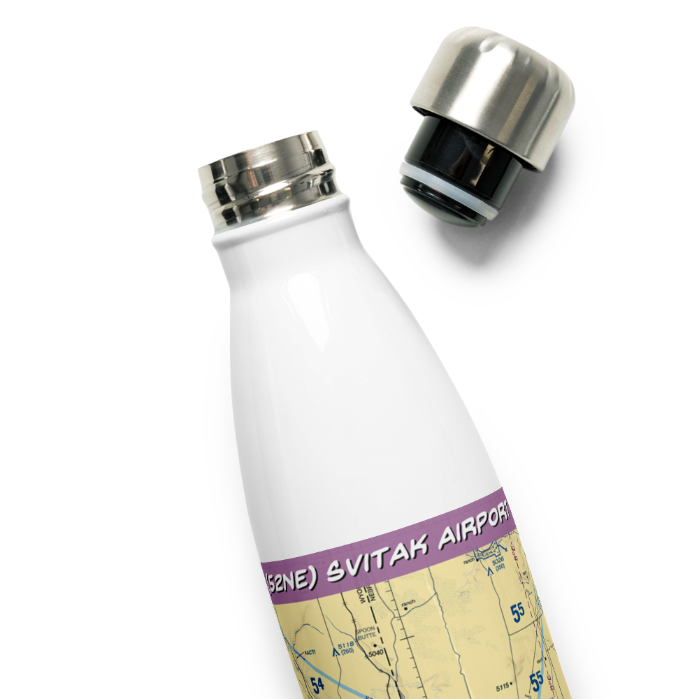 Svitak Airport (52NE) VFR Sectional Water Bottle 