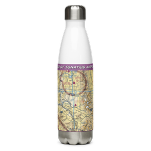 St Ignatius Airport (52S) VFR Sectional Water Bottle