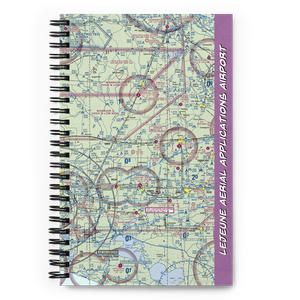 Lejeune Aerial Applications Airport (10LS) VFR Sectional Notebook