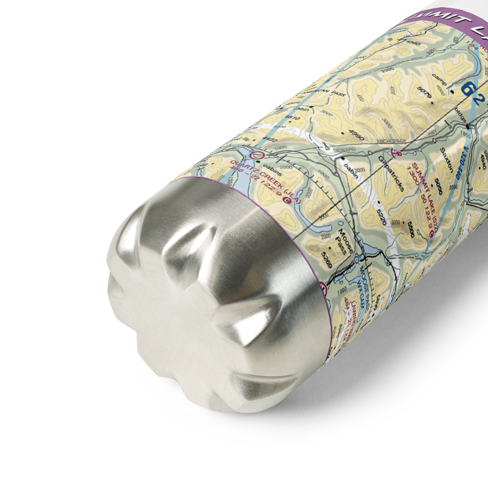 Summit Lake Seaplane Base (52Z) VFR Sectional Water Bottle 
