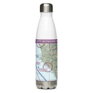 Lofty Redwoods Airport (53CL) VFR Sectional Water Bottle