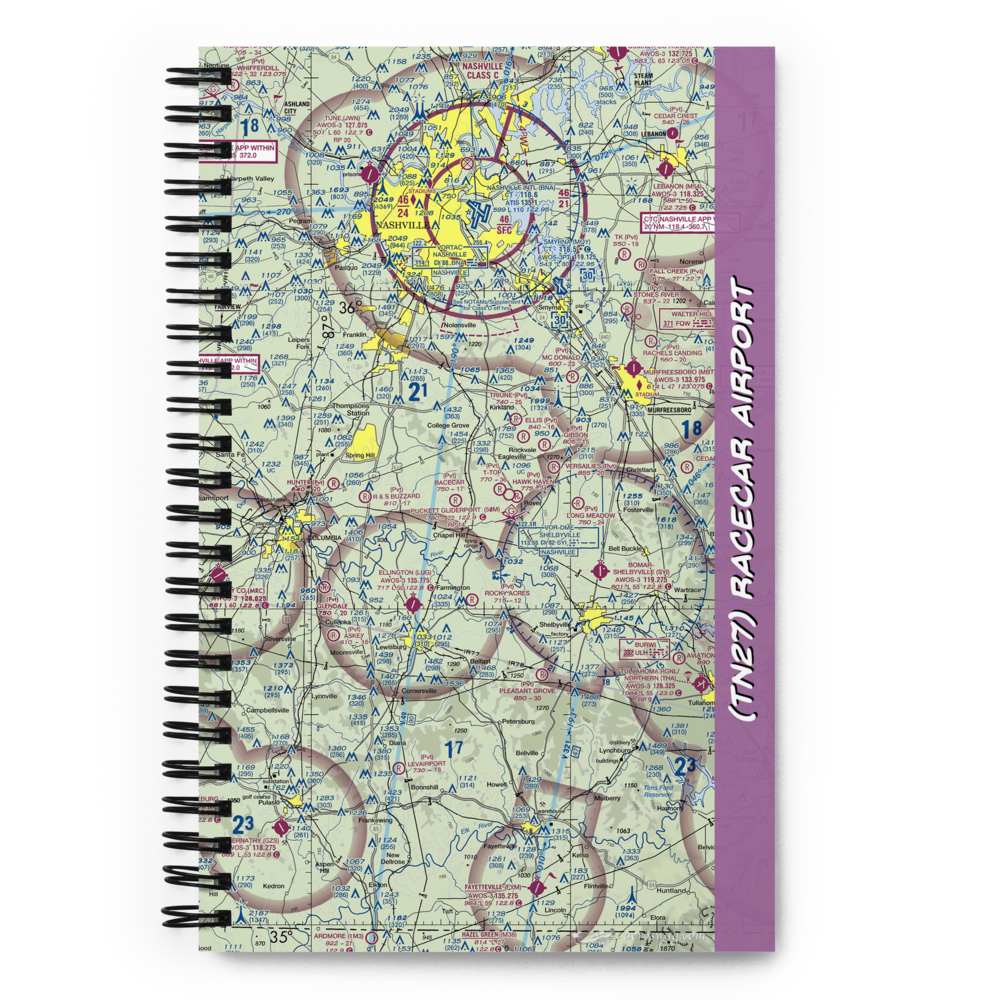 Racecar Airport (TN27) VFR Sectional Notebook 