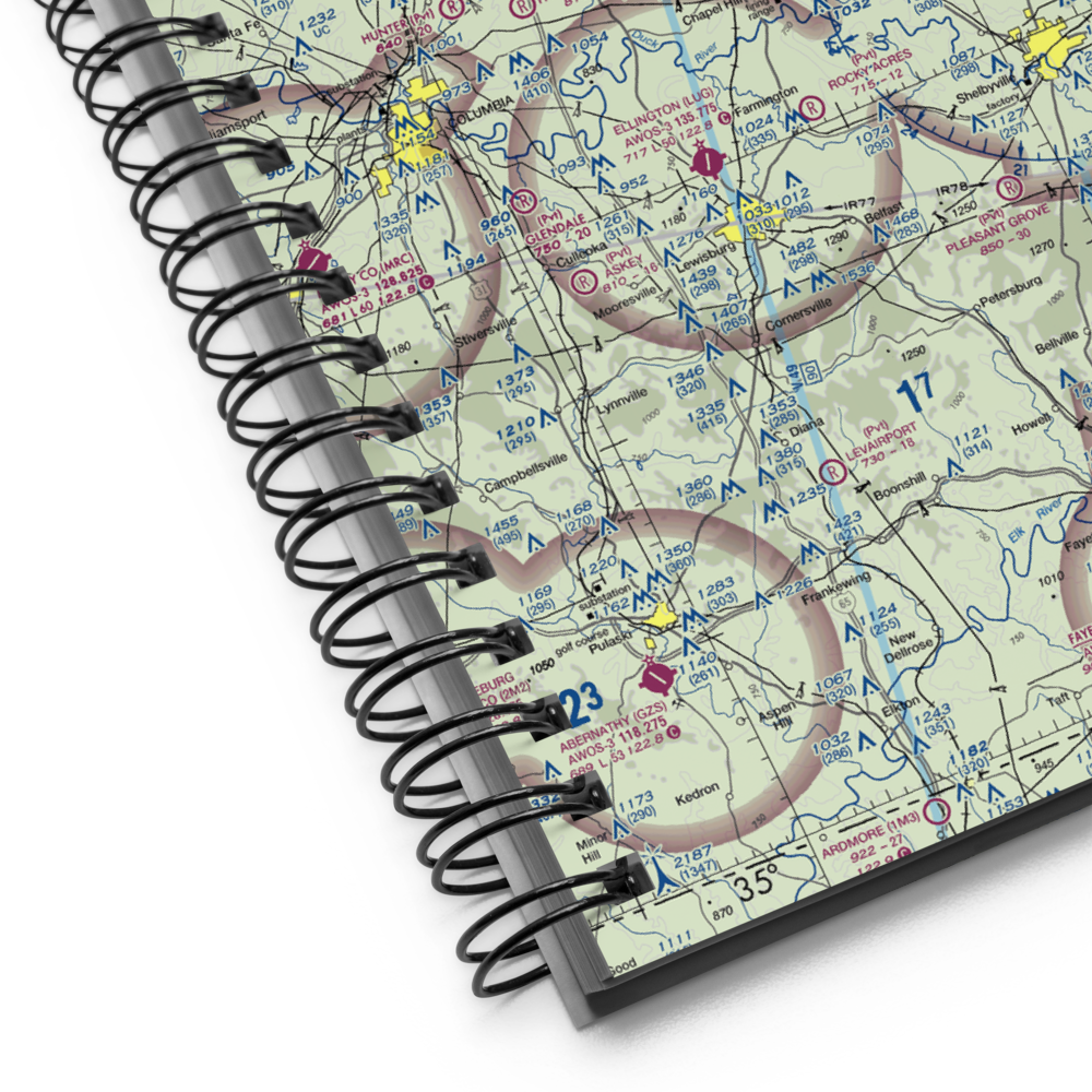 Racecar Airport (TN27) VFR Sectional Notebook 