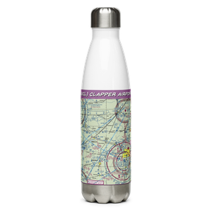 Clapper Airport (53IL) VFR Sectional Water Bottle