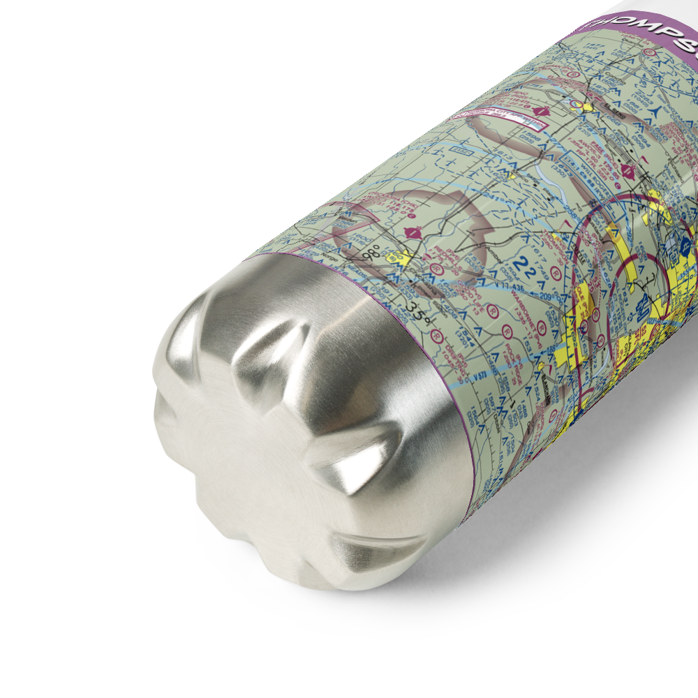 Thompson Private Airport (53OK) VFR Sectional Water Bottle 