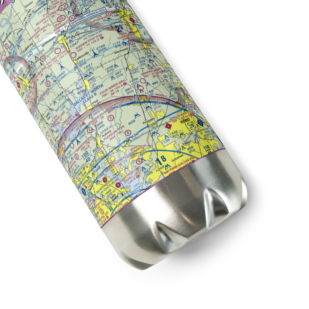 Bridges Field (53TS) VFR Sectional Water Bottle 