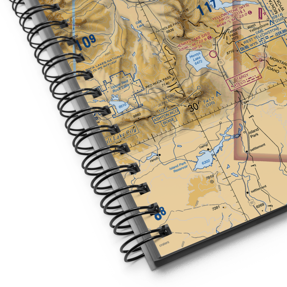 Yellowstone Seaplane Base (8M3) VFR Sectional Notebook 