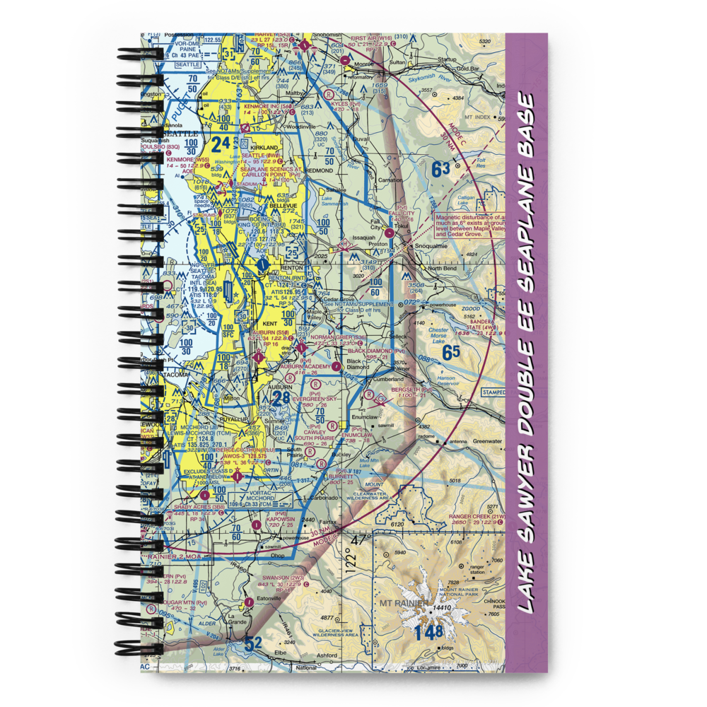 Lake Sawyer Double EE Seaplane Base (WA41) VFR Sectional Notebook 