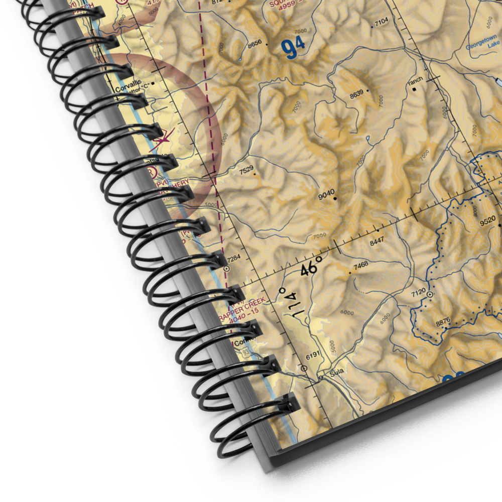 Squaw Rock Airstrip (MT22) VFR Sectional Notebook 