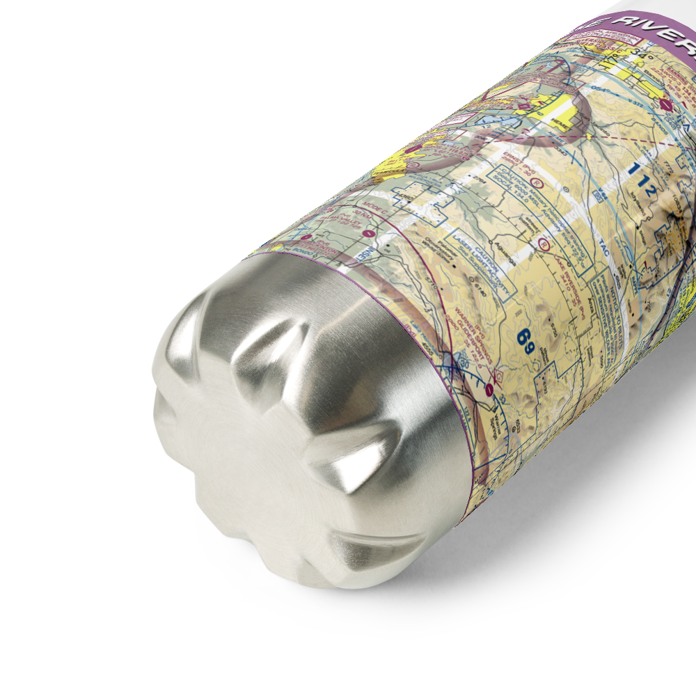 Lake Riverside Estates Airport (54CL) VFR Sectional Water Bottle 