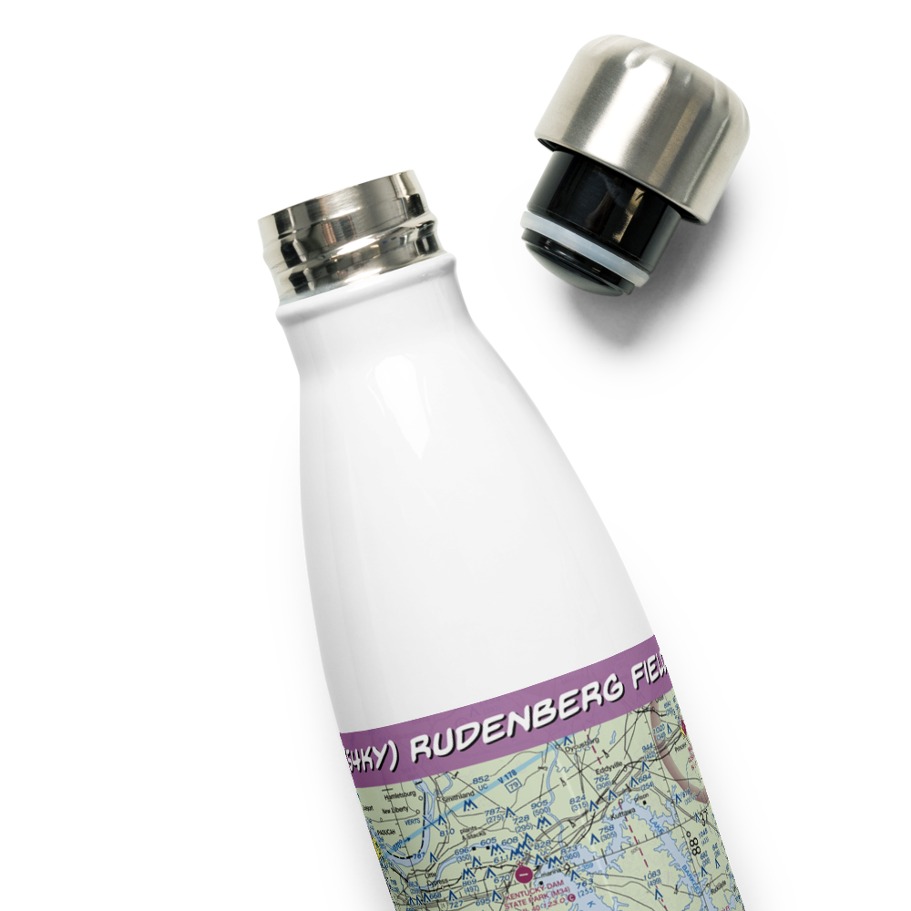 Rudenberg Field (54KY) VFR Sectional Water Bottle 