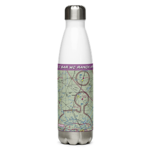 J Bar Wc Ranch Airport (54TS) VFR Sectional Water Bottle