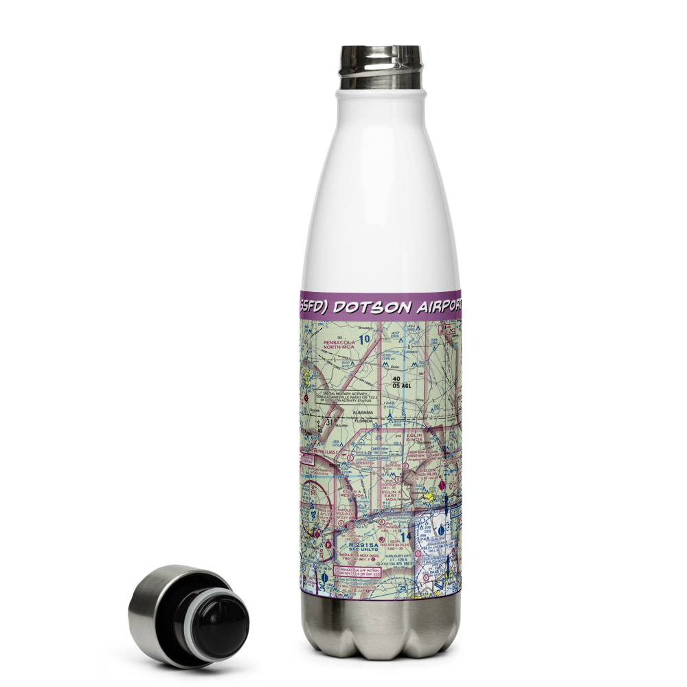 Dotson Airport (55FD) VFR Sectional Water Bottle 