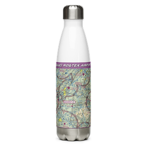 Rostex Airport (55GE) VFR Sectional Water Bottle