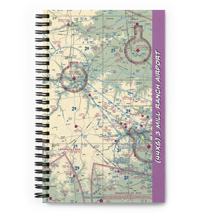 3 Mill Ranch Airport (44XS) VFR Sectional Notebook