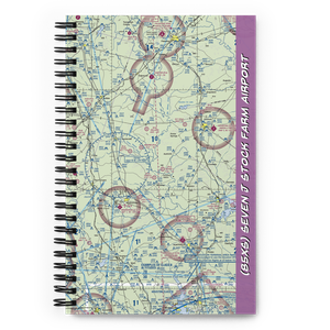 Seven J Stock Farm Airport (85XS) VFR Sectional Notebook