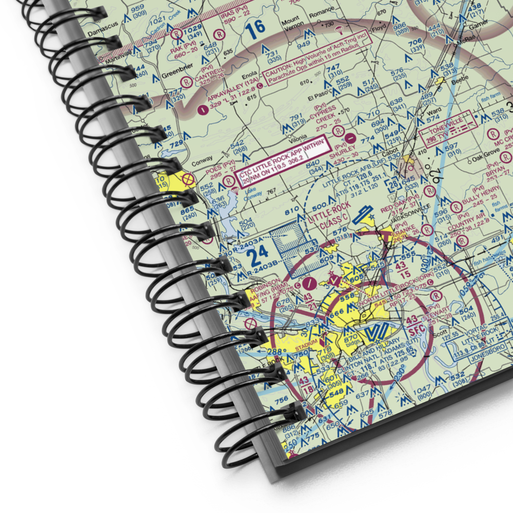 Sweet Springs Airport (35AR) VFR Sectional Notebook 