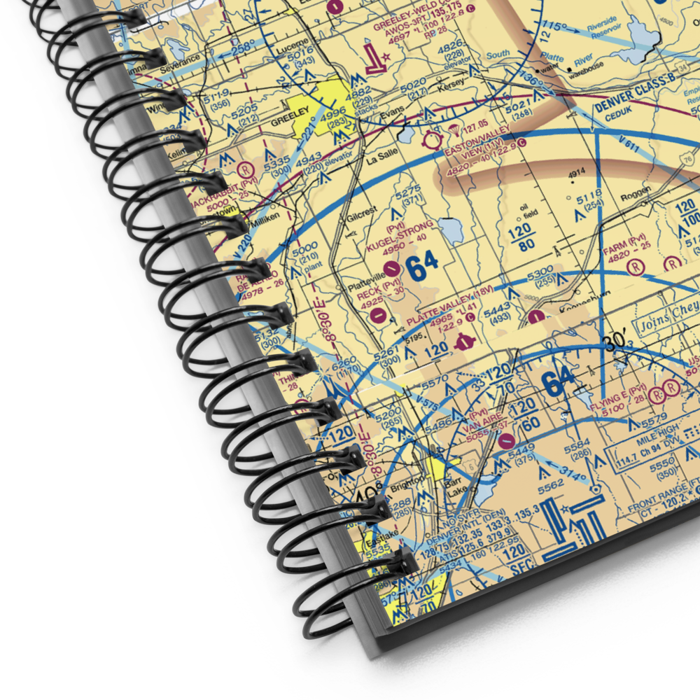 Kutcher-Lakeview Airport (CO26) VFR Sectional Notebook 