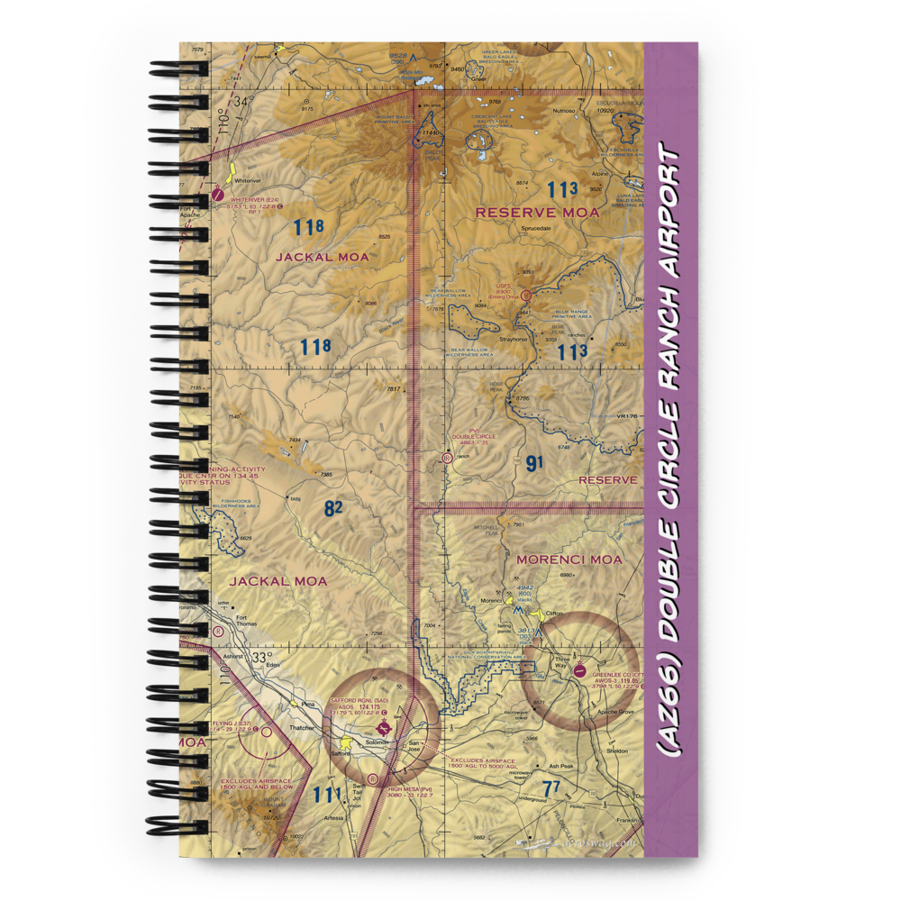Double Circle Ranch Airport (AZ66) VFR Sectional Notebook 
