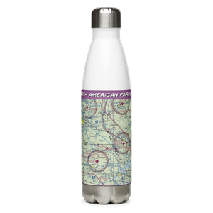 North American Farms Airport (56FD) VFR Sectional Water Bottle