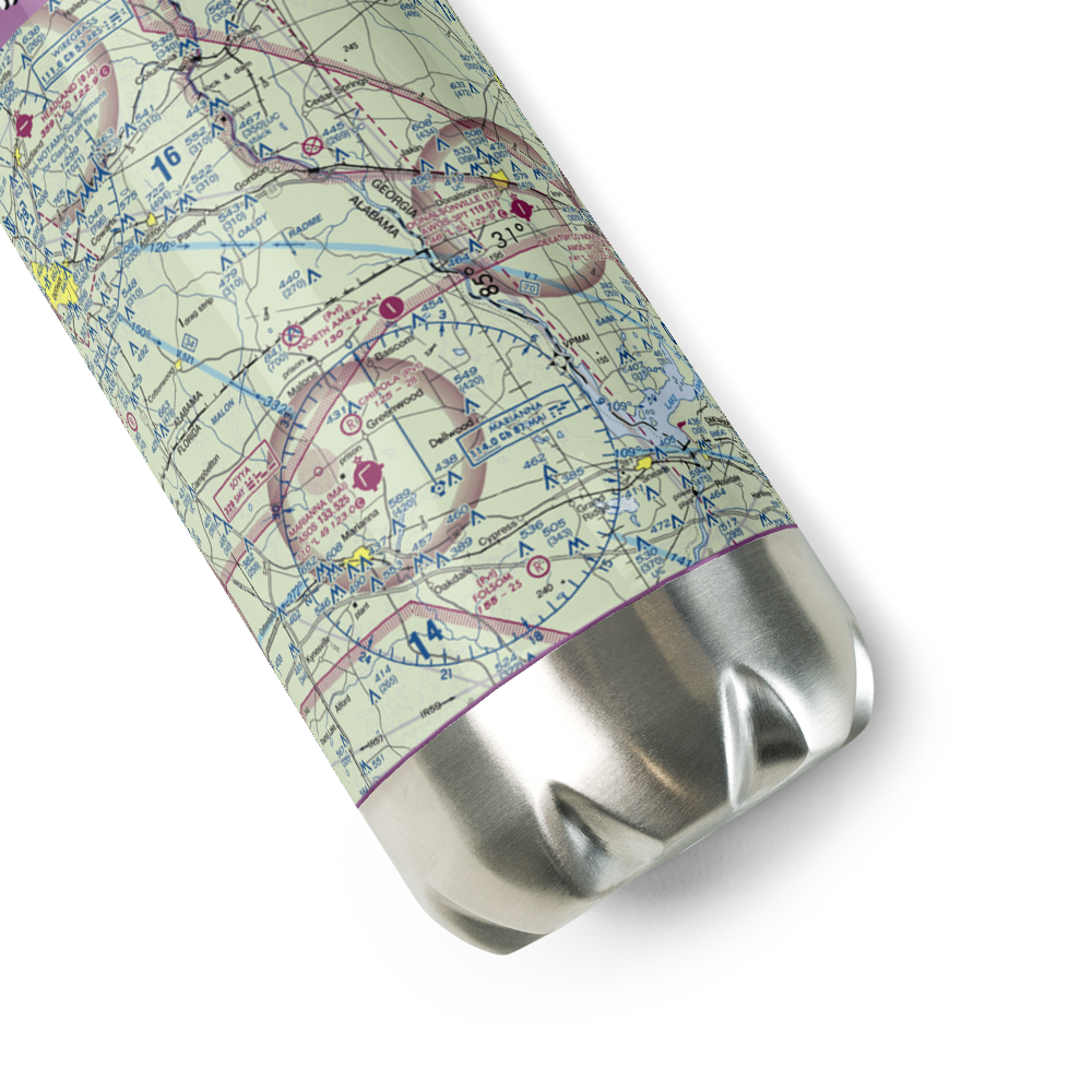 North American Farms Airport (56FD) VFR Sectional Water Bottle 