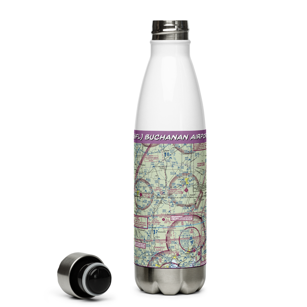 Buchanan Airport (56FL) VFR Sectional Water Bottle 
