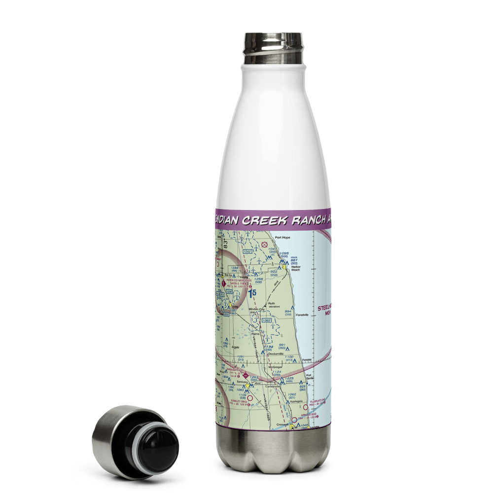 Indian Creek Ranch Airport (56G) VFR Sectional Water Bottle 
