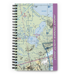 Ugashik Narrows Airport (AA05) VFR Sectional Notebook