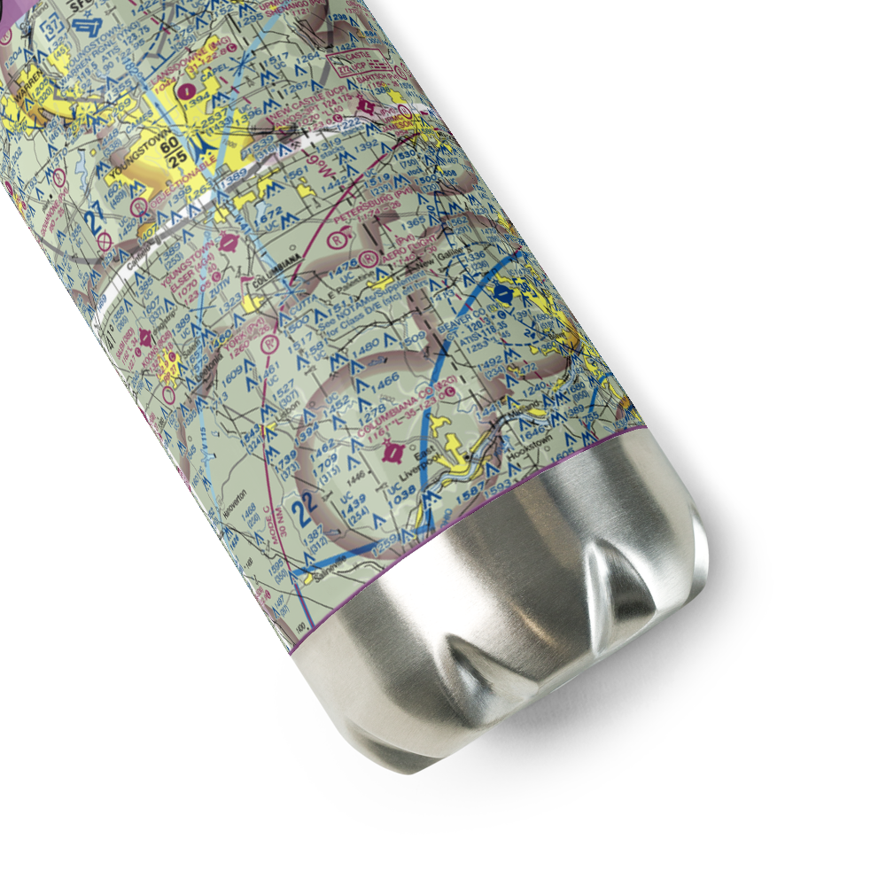 Richey Airport (56OH) VFR Sectional Water Bottle 