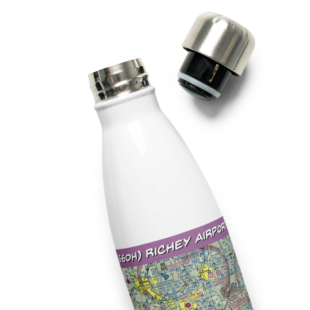 Richey Airport (56OH) VFR Sectional Water Bottle 