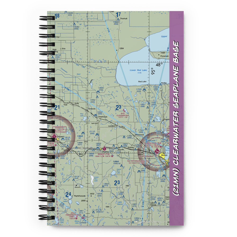 Clearwater Seaplane Base (21MN) VFR Sectional Notebook 