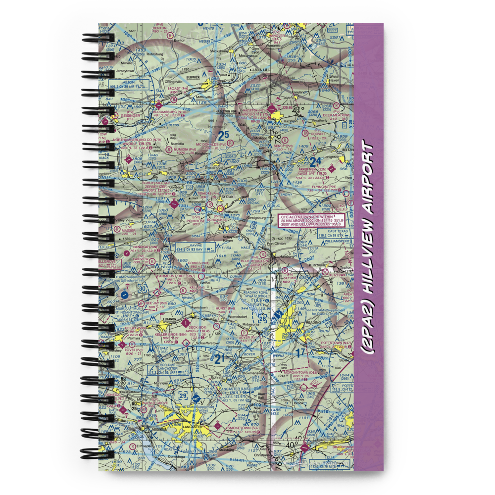 Hillview Airport (2PA2) VFR Sectional Notebook 