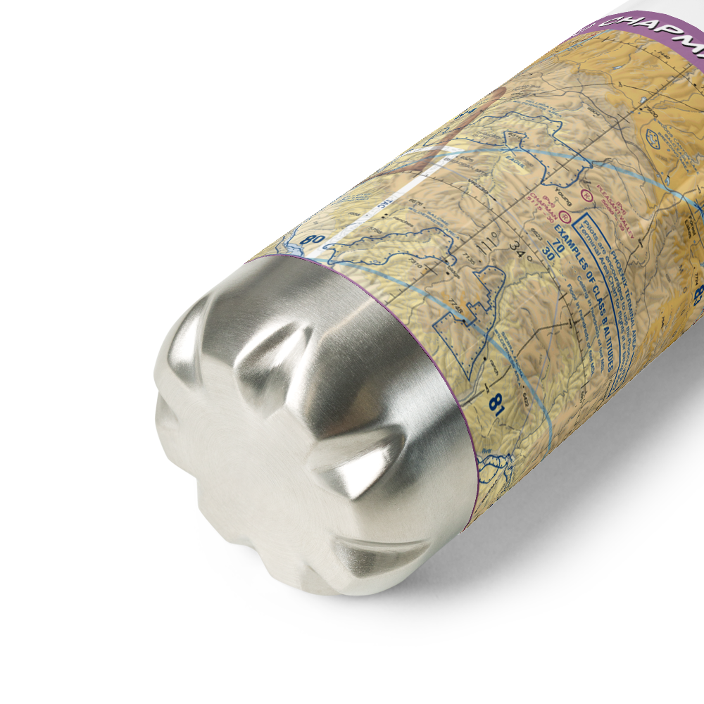 Chapman Ranch Airstrip (58AZ) VFR Sectional Water Bottle 