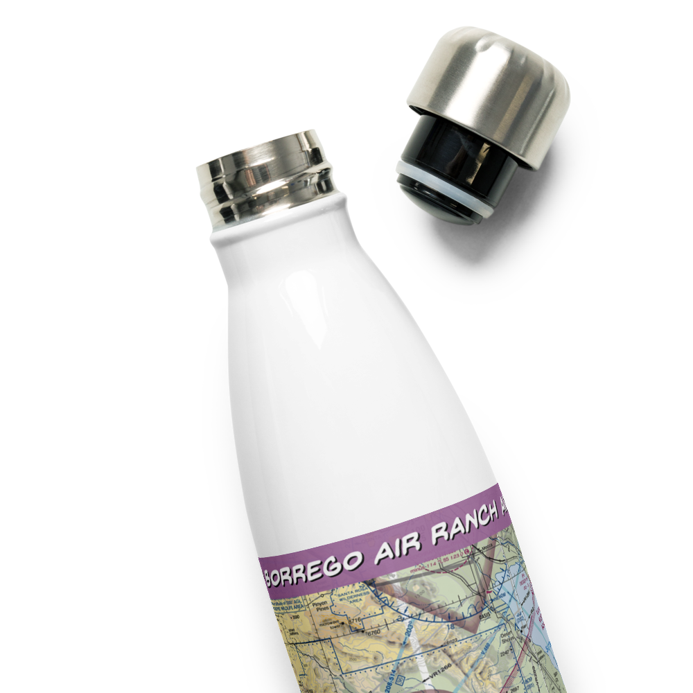 Borrego Air Ranch Airport (58CL) VFR Sectional Water Bottle 