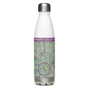 Burger's Valley Airport (58KS) VFR Sectional Water Bottle