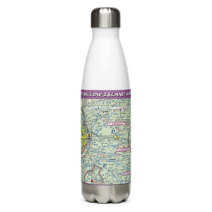Willow Island Airpark (58KY) VFR Sectional Water Bottle