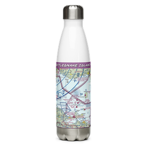 Rattlesnake Island Airport (58OH) VFR Sectional Water Bottle
