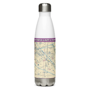 Mc Entire's Lazy V Ranch Airport (58XS) VFR Sectional Water Bottle