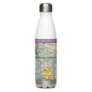 Becker Field (59AS) VFR Sectional Water Bottle